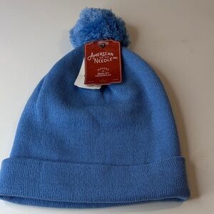 American Needle Sky Blue Pom-Pom Beanie Hat from Nordstrom New NWT